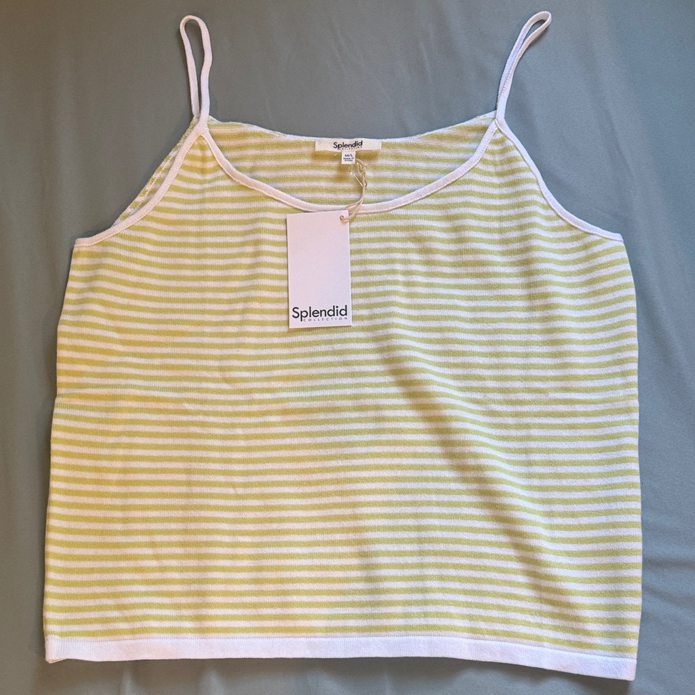 Splendid Lemon Striped Camisole